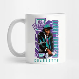 Larry Johnson Draft Pick vintage style T-shirt Mug